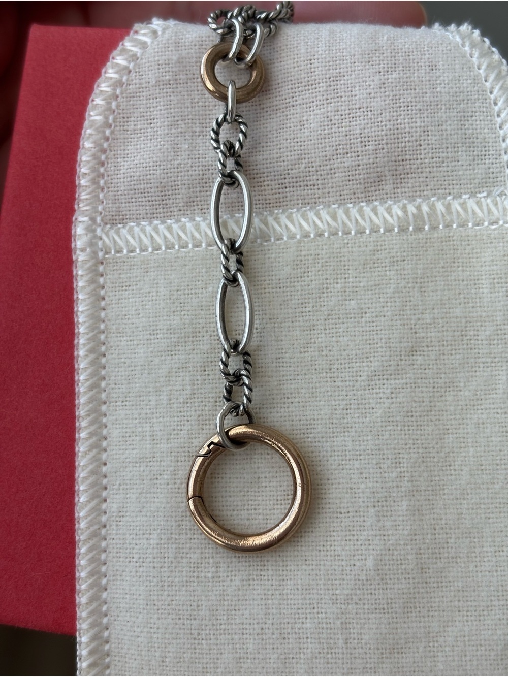 Retired James Avery | Circle Lariat Changeable Charm Necklace - Picture 8 of 8